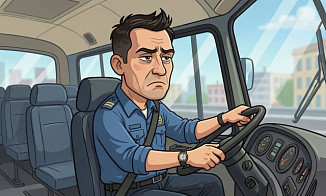 Водитель автобуса №2 выразил недовольство по поводу безналичной оплаты проезда